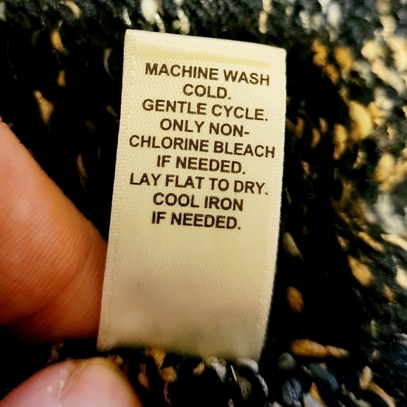 Cato Colorblock Knit Sweater Women's XL Collared Button V-Neck Comfy Cozy Winter - Picture 9 of 9